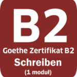 Certyfikat Goethe – Goethe Zertifikat B2 – moduł SCHREIBEN