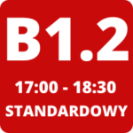 B1.2 ONLINE, poniedziałki i środy, 17:00, st. Julianna